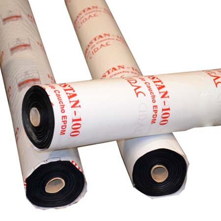 Лента фасадная ЭПДМ мембрана Hidrostan F-080 0,8мм, нарезка (рулон 20 м.п) м.кв