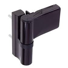 FORNAX Петля дверная ПВХ 160 кг 3D черная 9005