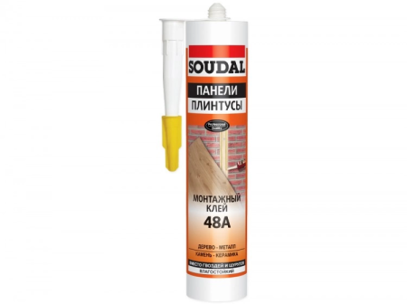 SOUDAL Клей для стеновых панелей каучуковый 48А, 280мл (15)