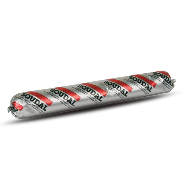 SOUDAL Silirub 2F, силиконовый нейтральный герметик, белый, 600мл (12)