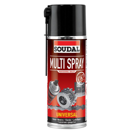 SOUDAL Multi Spray - Многофункциональная смазка, 400 мл (6)